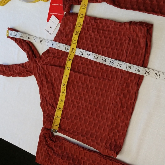 Brazilian leggings and crop jacket set size Xlarge Honeycomb style - Picture 10 of 14